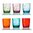 Set 6 Bicchieri Fantasy Colors Vetro