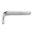 Chiave esagonale brugola piegate Acciaio cromato - ISO 2936 - 96 mm. 3,5