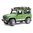 Riproduzione fedele della Land Rover Defender. Solide ruote profilate in gomma, specchietti lateral